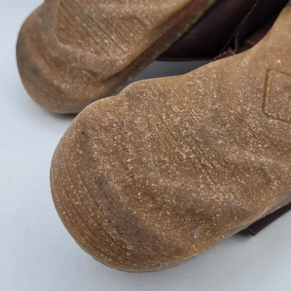 Born Sorja Sport Leather Thong Sandals Women's 9 EU 39-40 Brown - Picture 14 of 14